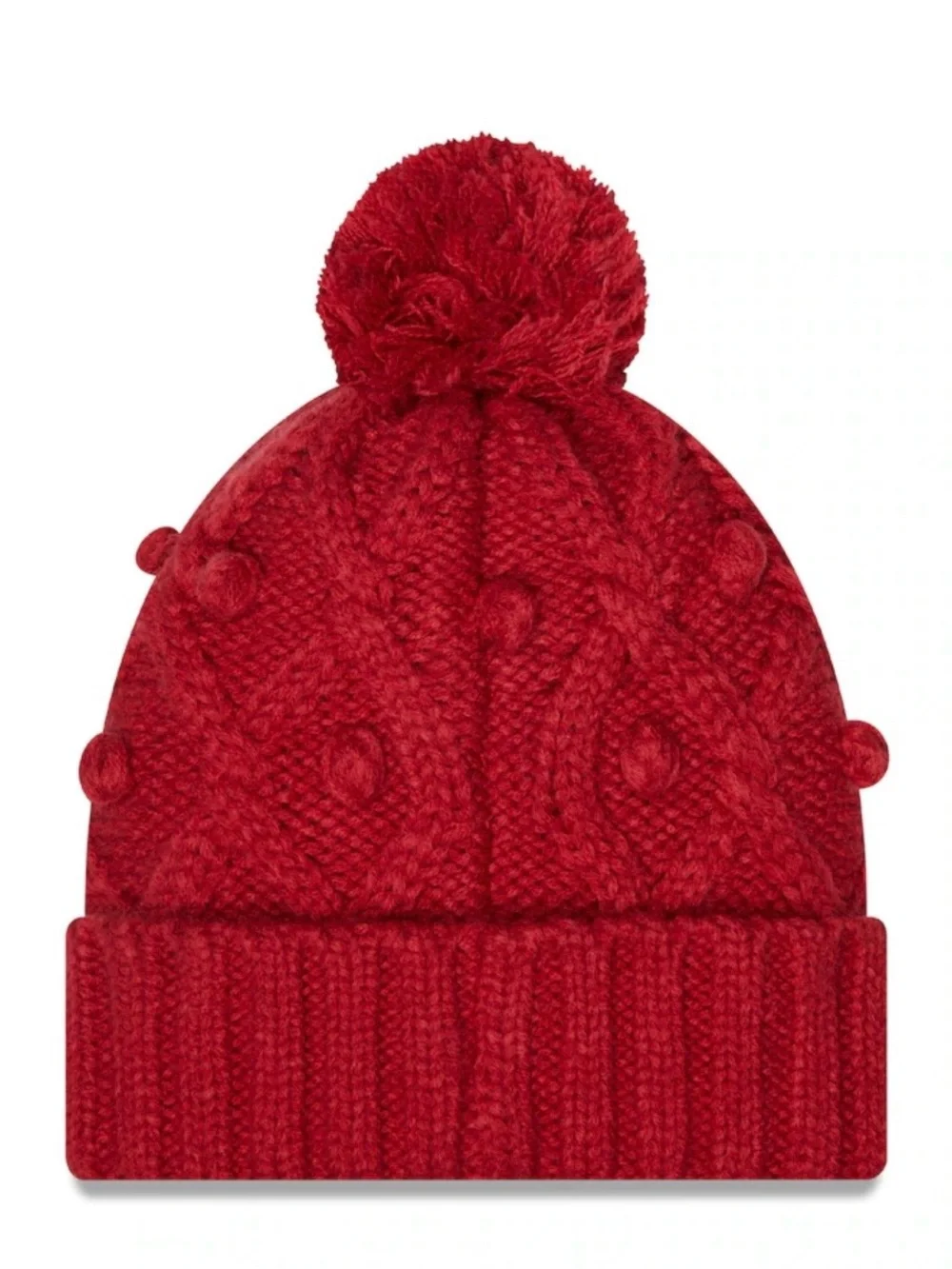 Arizona Cardinals New Era Women's Toasty Cuffed Knit Hat with Pom
